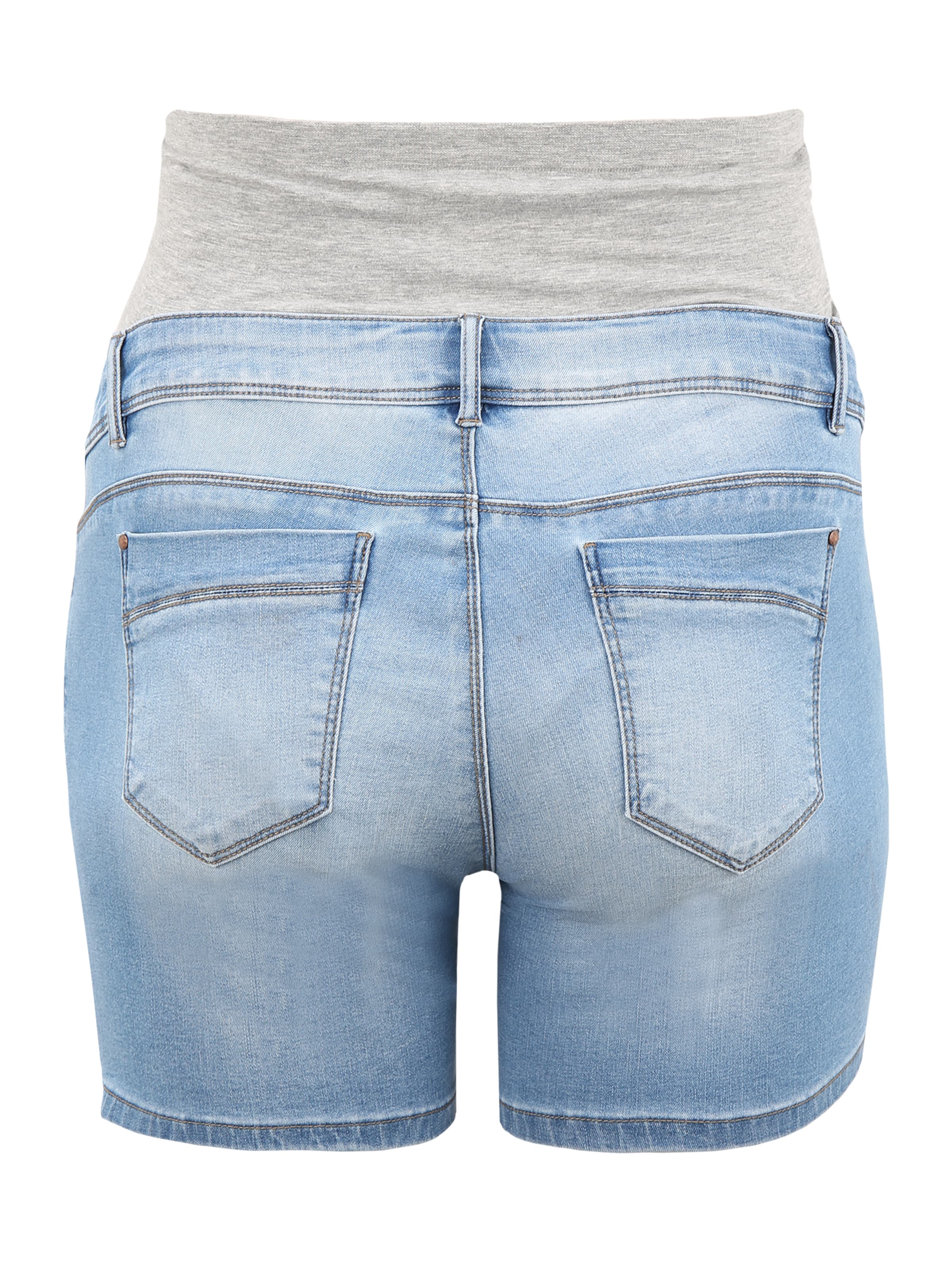 Coupe slim Jean 'MLPASO' Mamalicious Curve en bleu