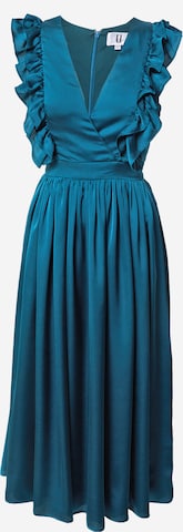 Forever Unique Šaty - Modrá: predná strana