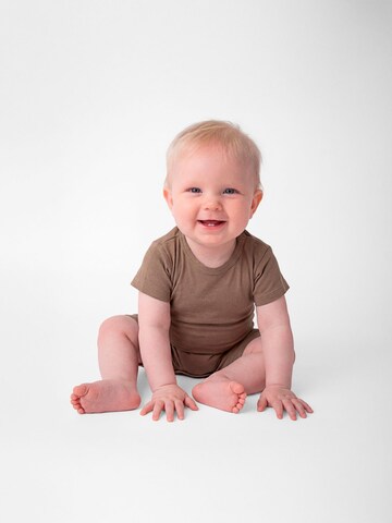 Pyjama TWO SOON en marron : devant