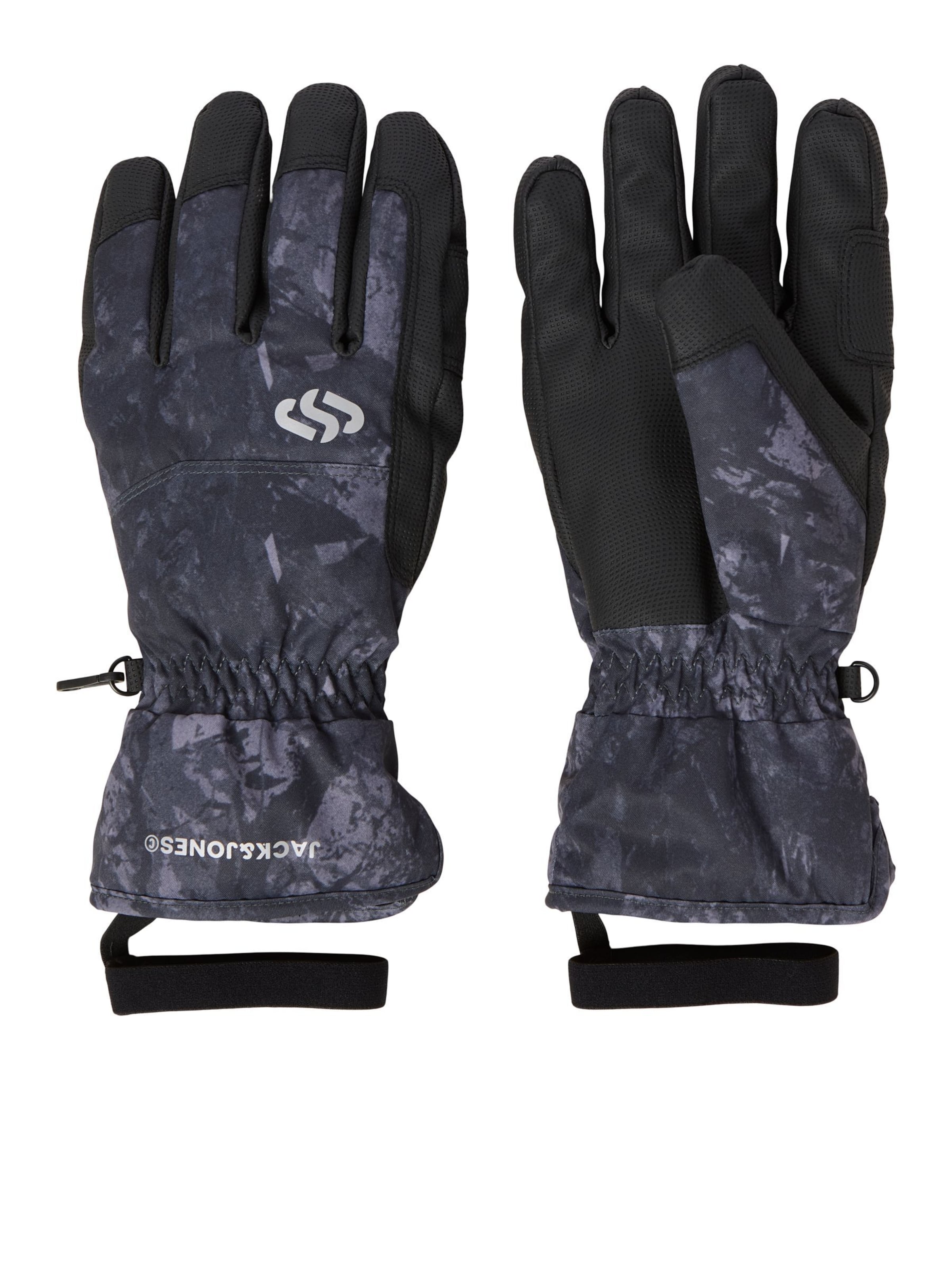 JACK & JONES - Guantes con dedos en gris: frente