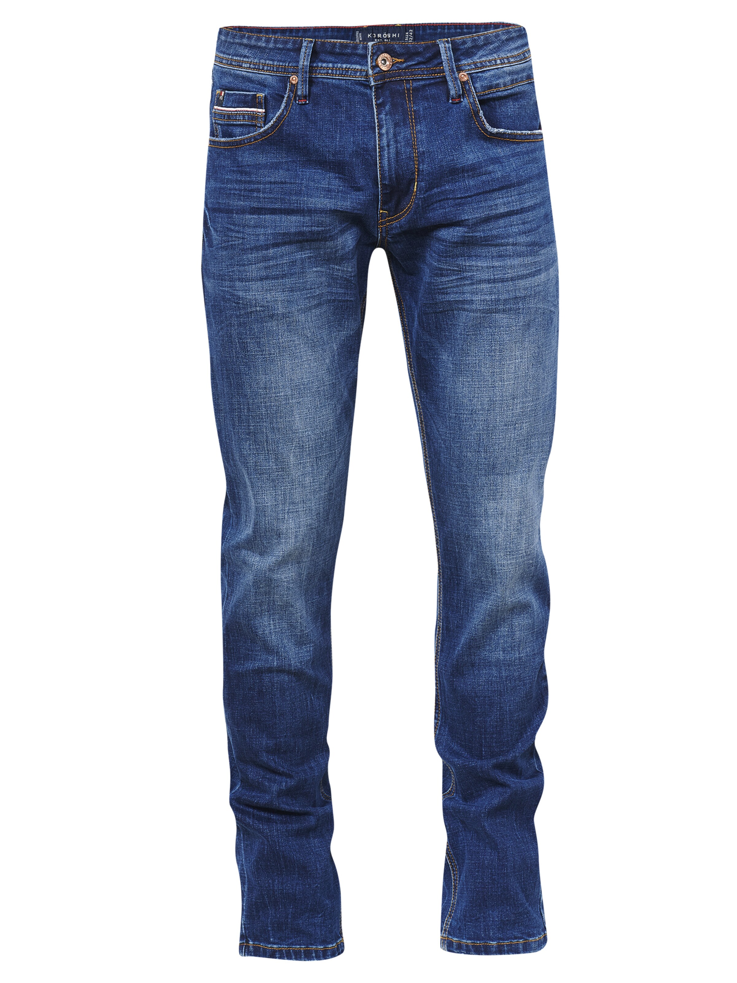 mėlyna KOROSHI Standartinis Džinsai: priekis