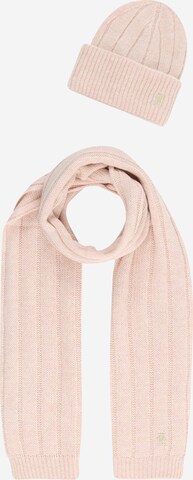 Bonnet TOMMY HILFIGER en rose : devant