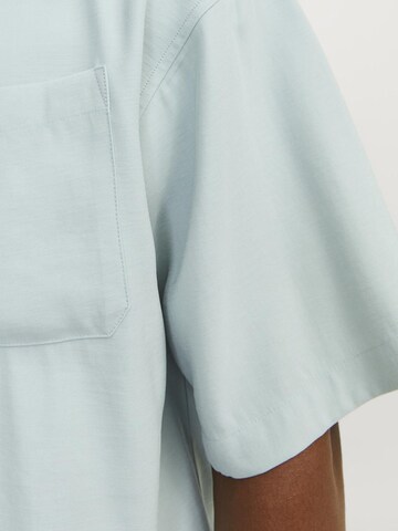 JACK & JONES Regular fit Button Up Shirt in Blue