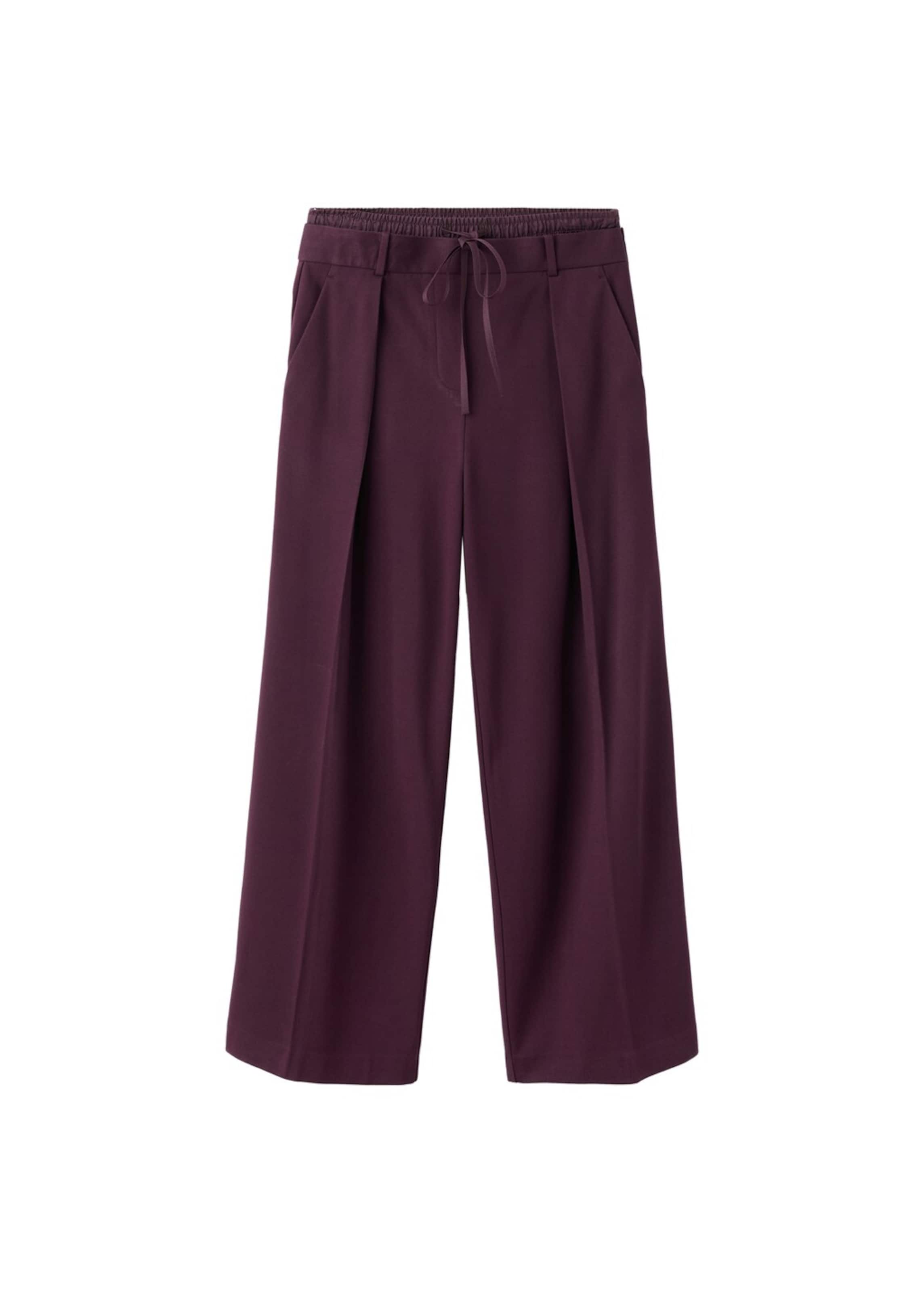 MANGO Pleat-Front Pants 'Salitre' in Ruby red, Item view