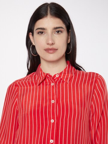 TOMMY HILFIGER Bluse in Rot