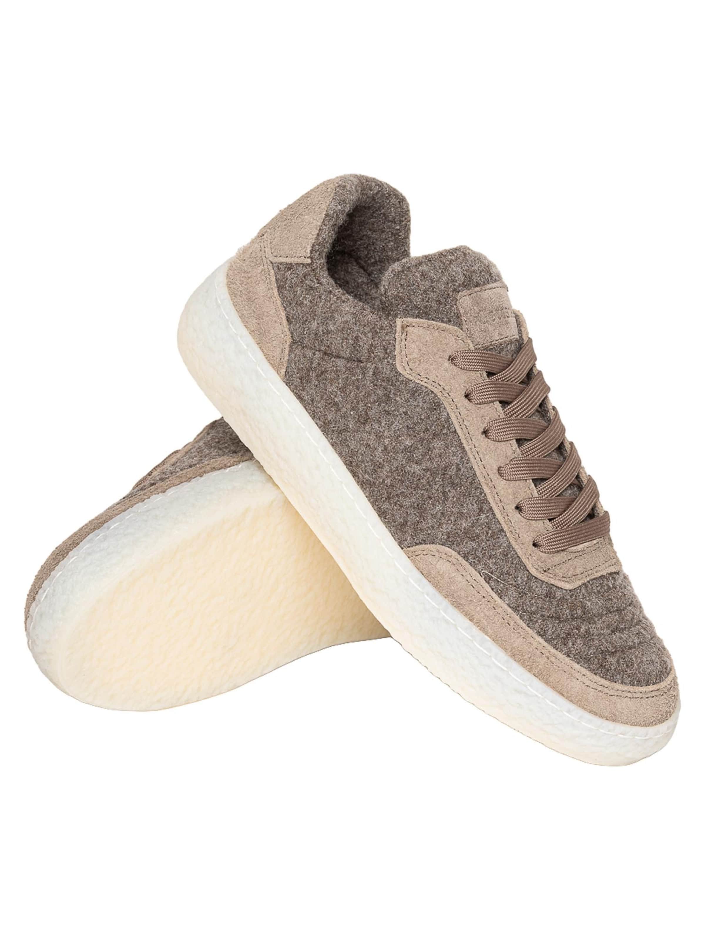 Gottstein Sneakers laag 'Wool Blaze' in Bruin