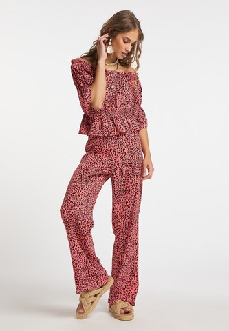 IZIA - Loosefit Pantalón en rosa