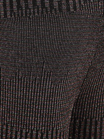 Pieces Petite Normalny krój Spodnie 'MARY' w kolorze czarny