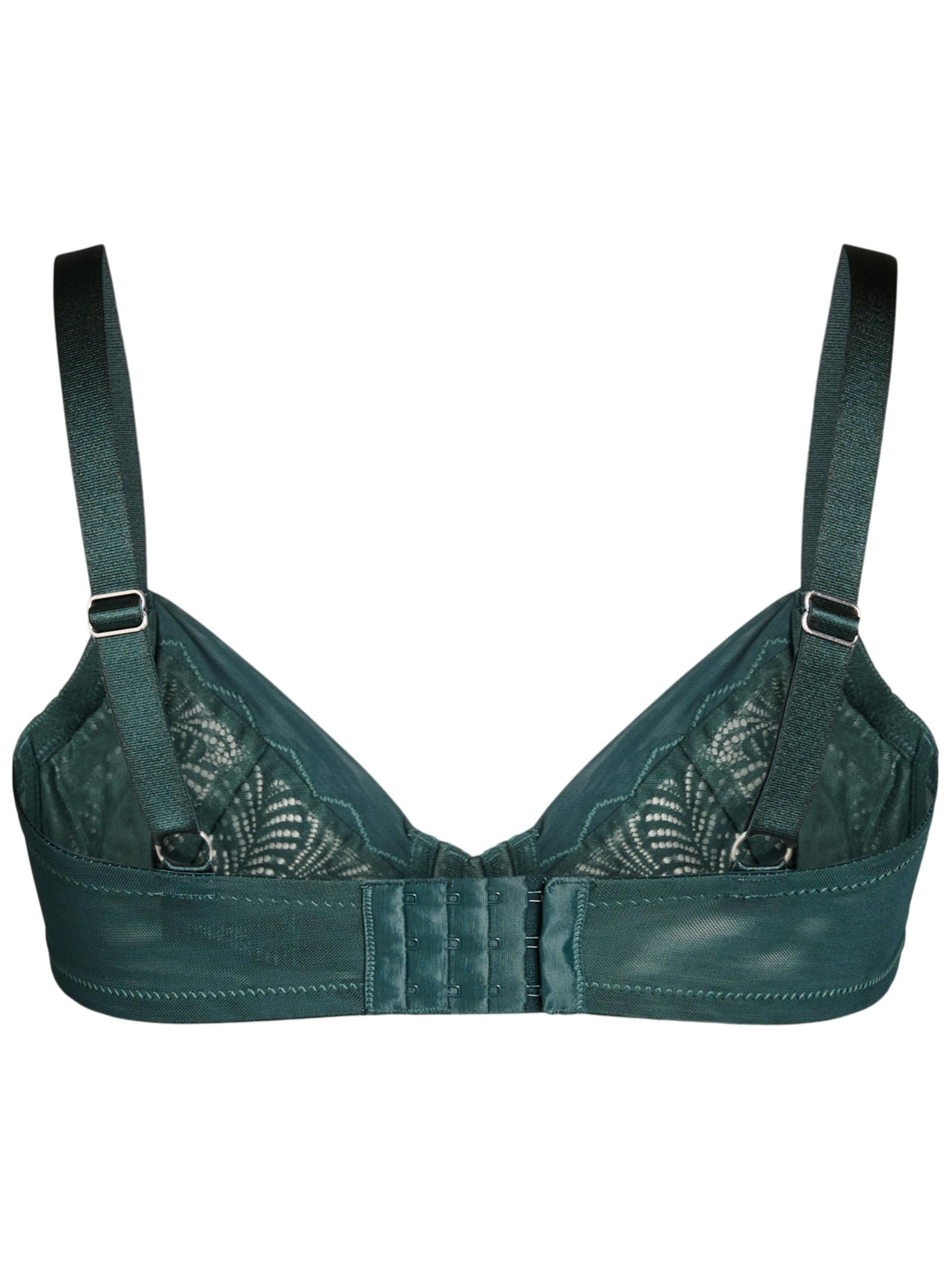 Devoted by Zizzi T-shirt Bra in Green