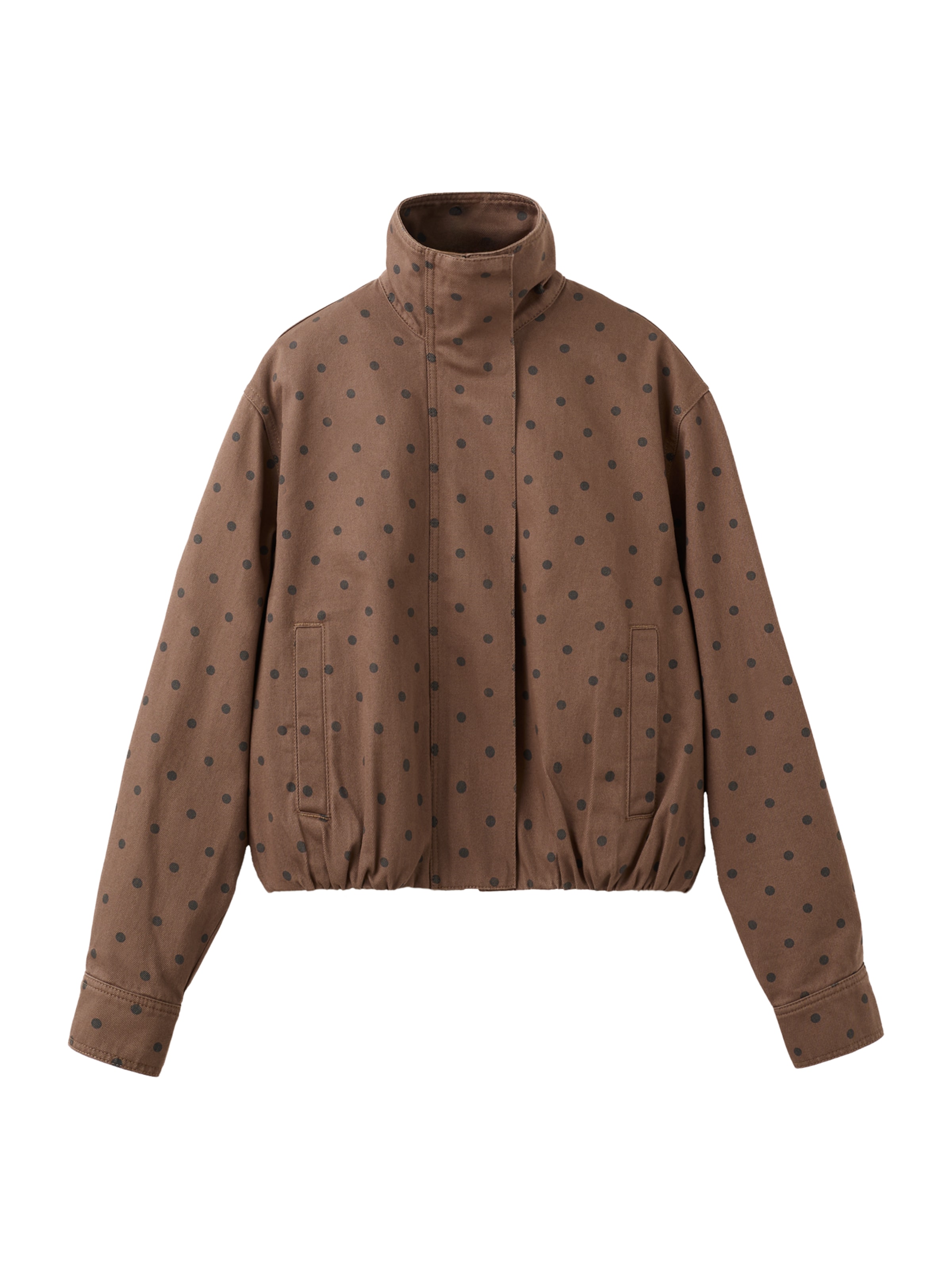 MANGO Between-Season Jacket in Brown: front