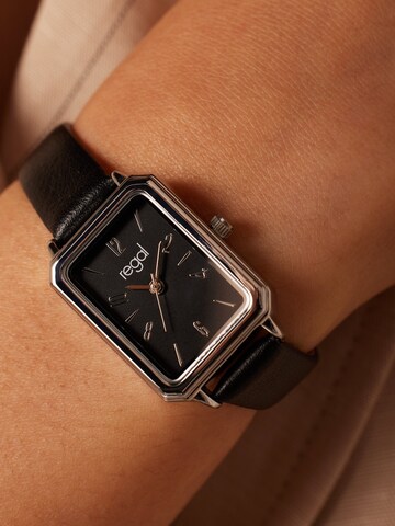 Lucardi Analoog horloge 'Statement' in Zwart