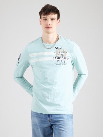 CAMP DAVID Shirt in Green: front
