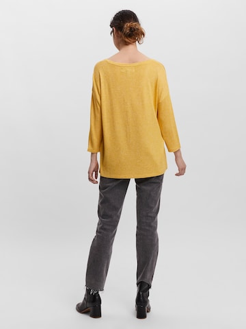 VERO MODA Sweater 'Brianna' in Yellow