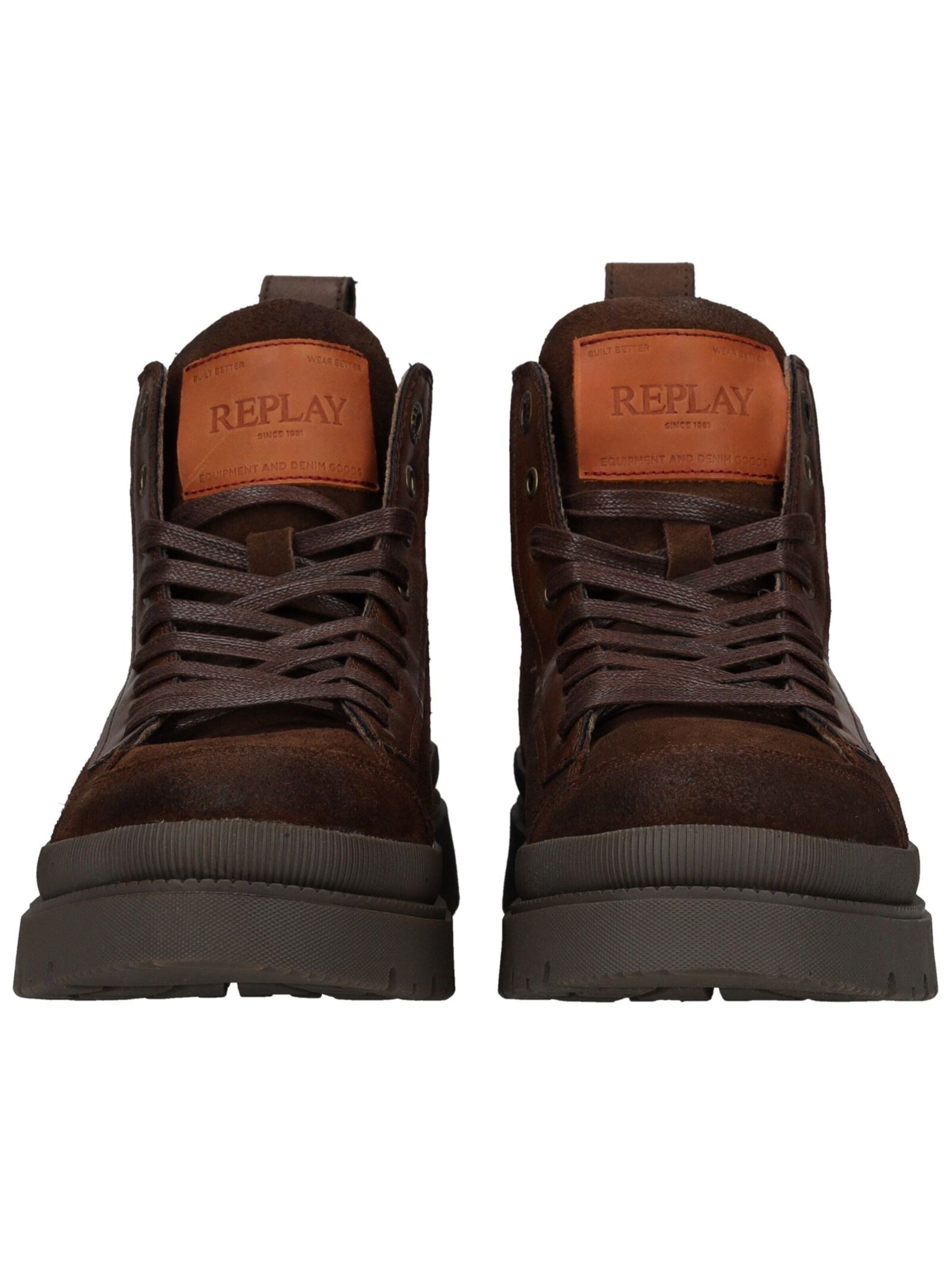 Stivale stringato di REPLAY in marrone