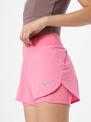 NIKE Normální Sportovní kalhoty 'Eclipse' – pink