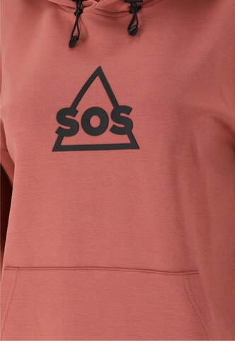 SOS Sweatshirt 'Vail' in Rood