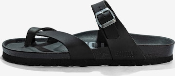 BaytonSandale - crna boja: prednji dio