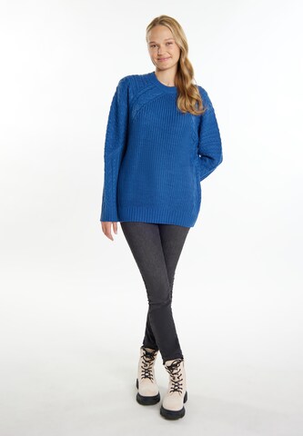 MYMO Pullover 'Blonda' in Blau