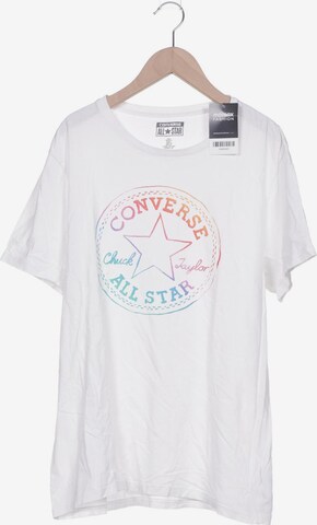 CONVERSE T-Shirt L in Weiß: predná strana
