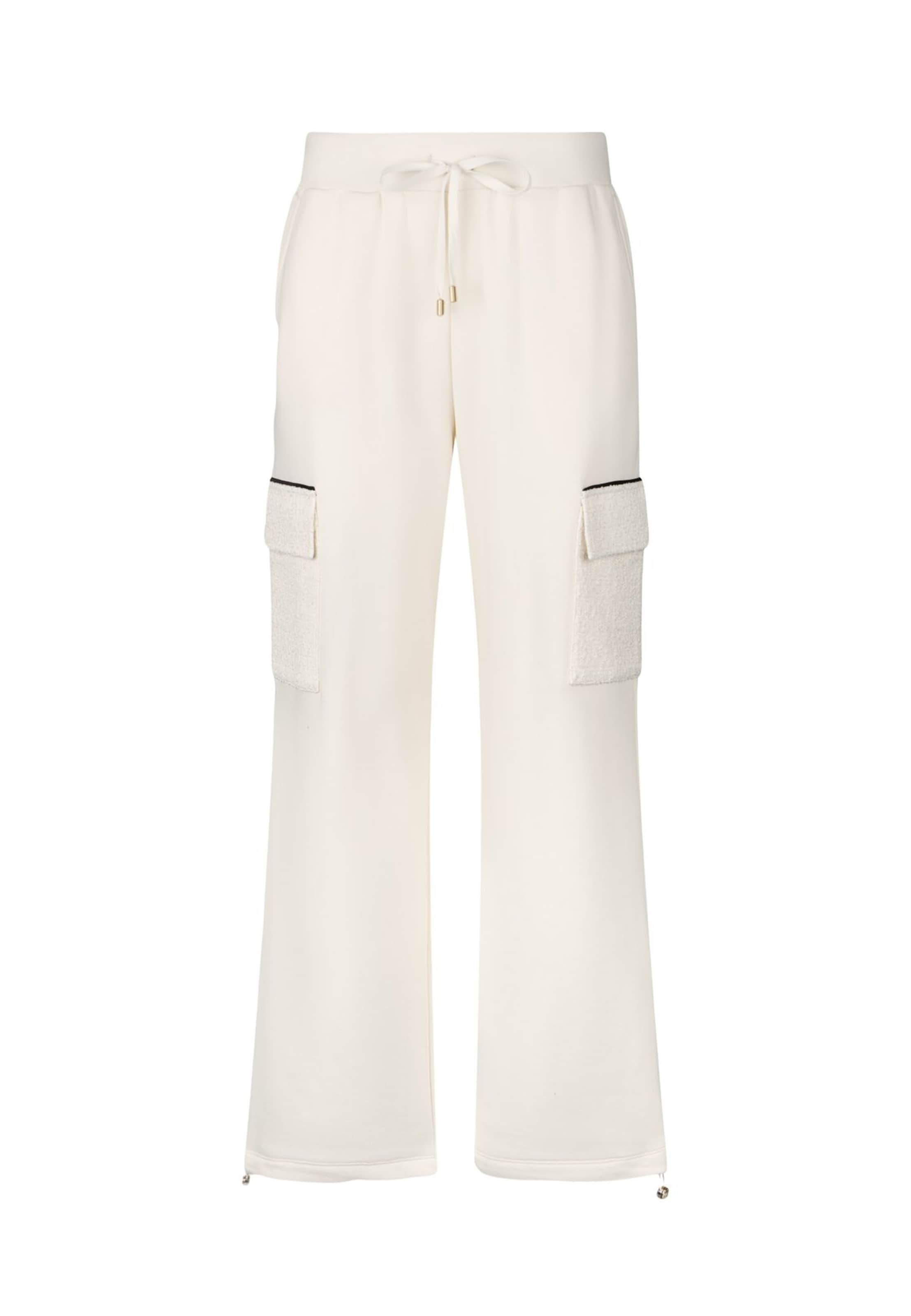 Liu Jo - regular Pantalón cargo en blanco: frente