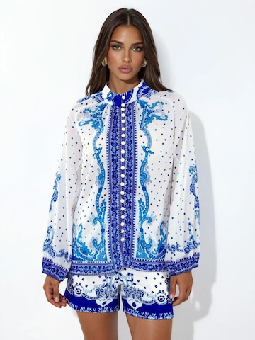 Completo pantalone di MSN Collection in blu: frontale