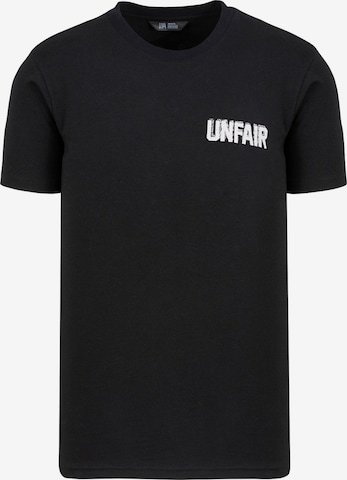 Unfair Athletics T-Shirt in Schwarz: predná strana