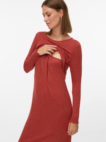 MAMALICIOUS Dress 'MLZENIA JUNE' in Red