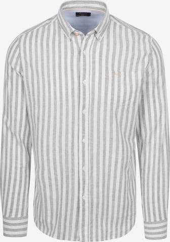 NZA New Zealand Auckland Comfort fit Overhemd 'Clayton' in Groen: voorkant