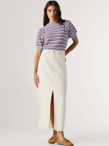 Gonna 'Mira' di Pepe Jeans in bianco