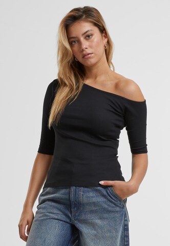 Maglietta di Urban Classics in nero: frontale