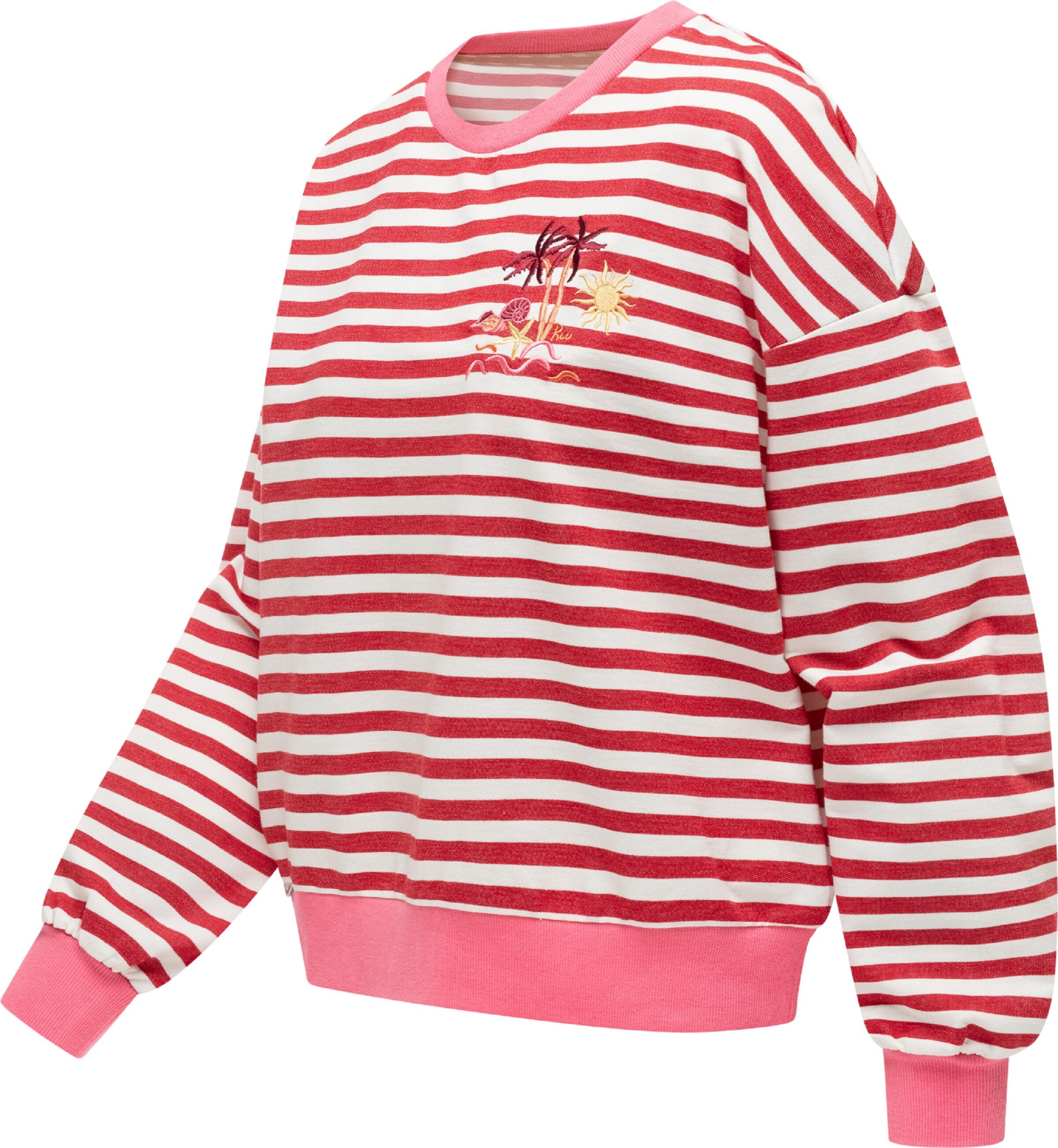 Ragwear Sweatshirt 'Wuss' in Red