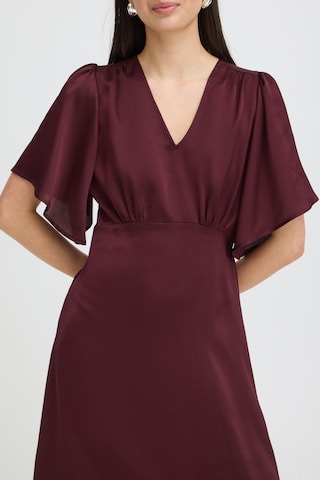 ICHI Dress 'IHSTORMY' in Red