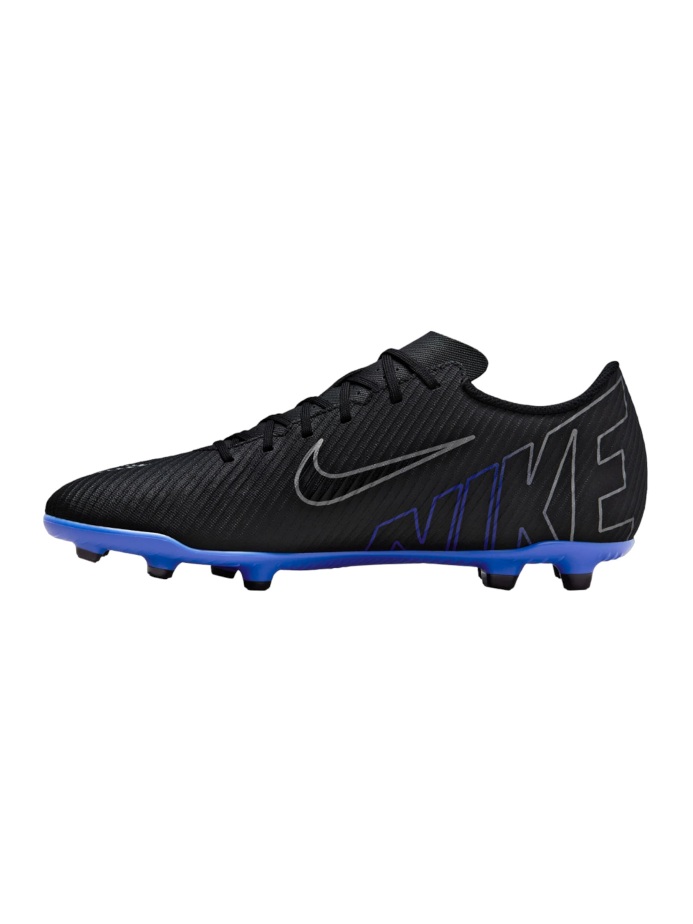 Ghete de fotbal de la NIKE pe negru: față