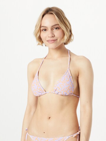 ROXY Triangel Bikinitop 'HAWAIIAN HEAT' in Lila: predná strana