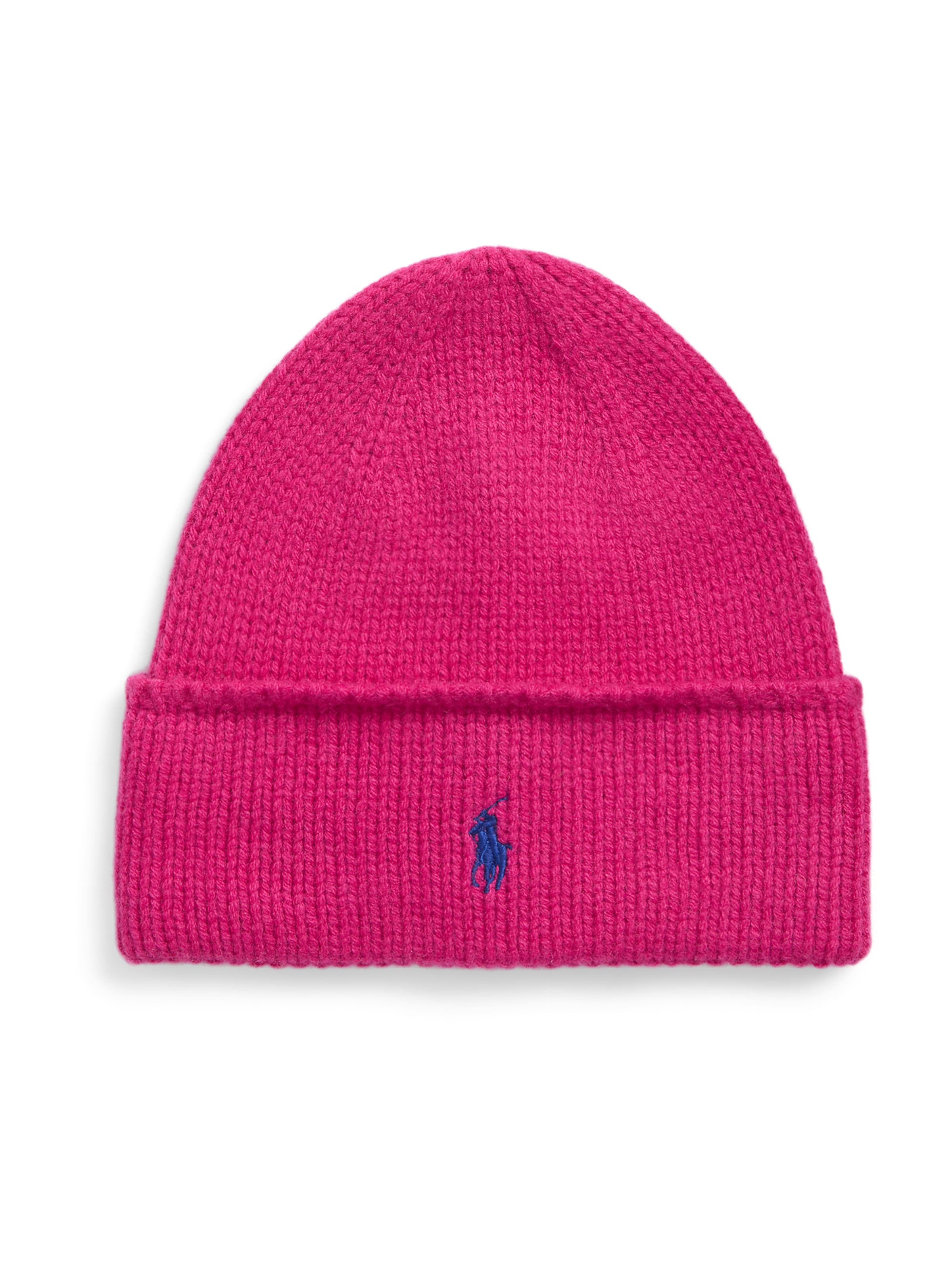 Polo Ralph Lauren Mütze 'Pony' in blau / pink, Produktansicht