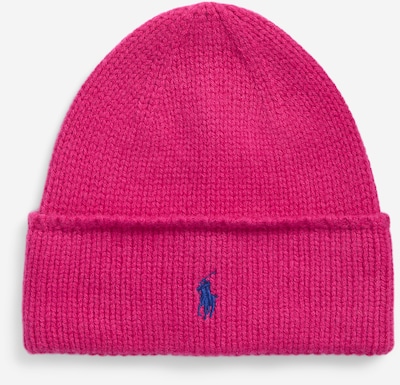 Polo Ralph Lauren Mütze 'Pony' in blau / pink, Produktansicht