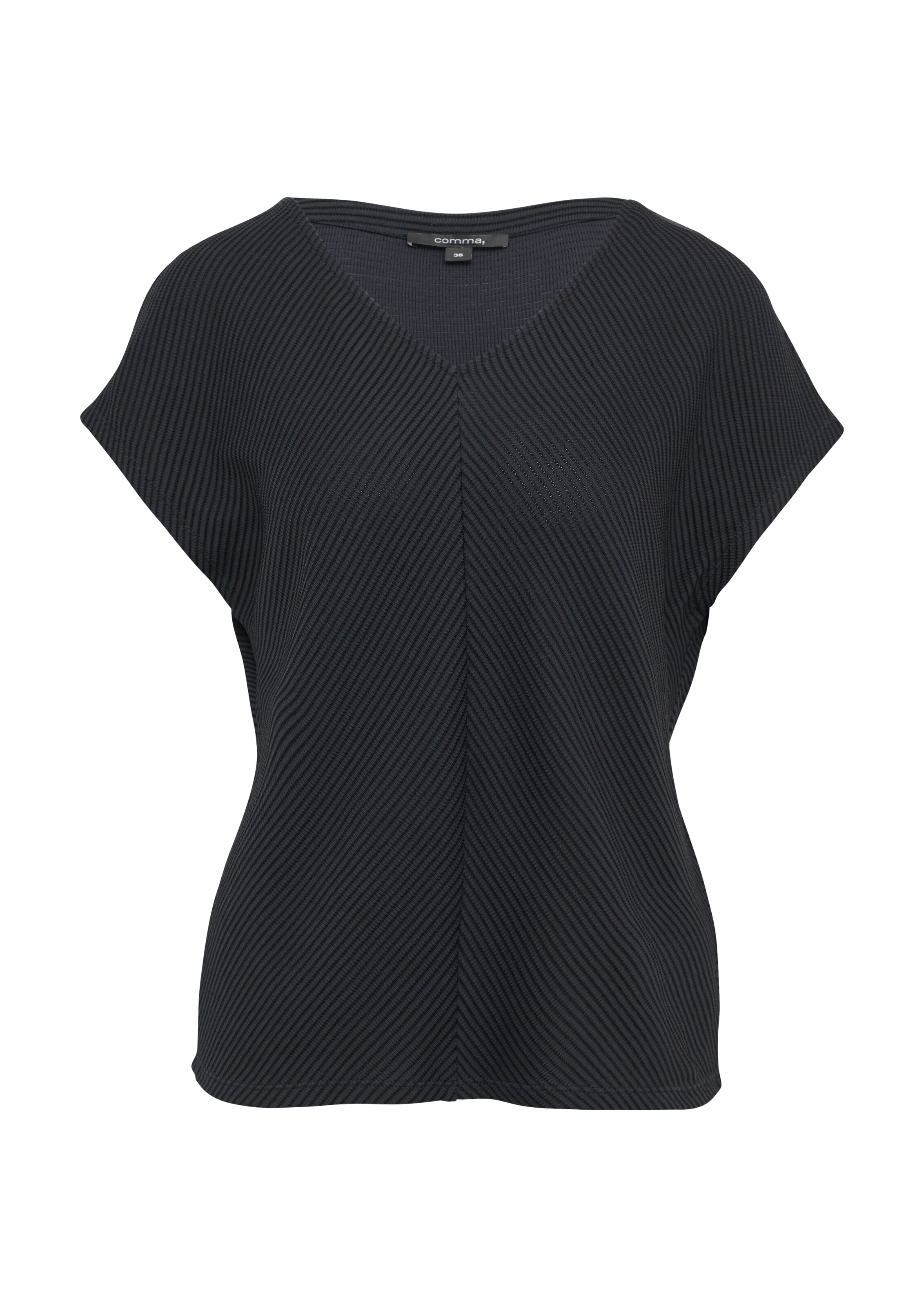 COMMA Tričko – modrá: přední strana