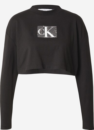 Calvin Klein Jeans Camisa em preto / branco, Vista do produto