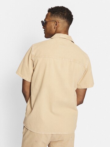 Redefined Rebel Regular fit Button Up Shirt 'Julio' in Beige