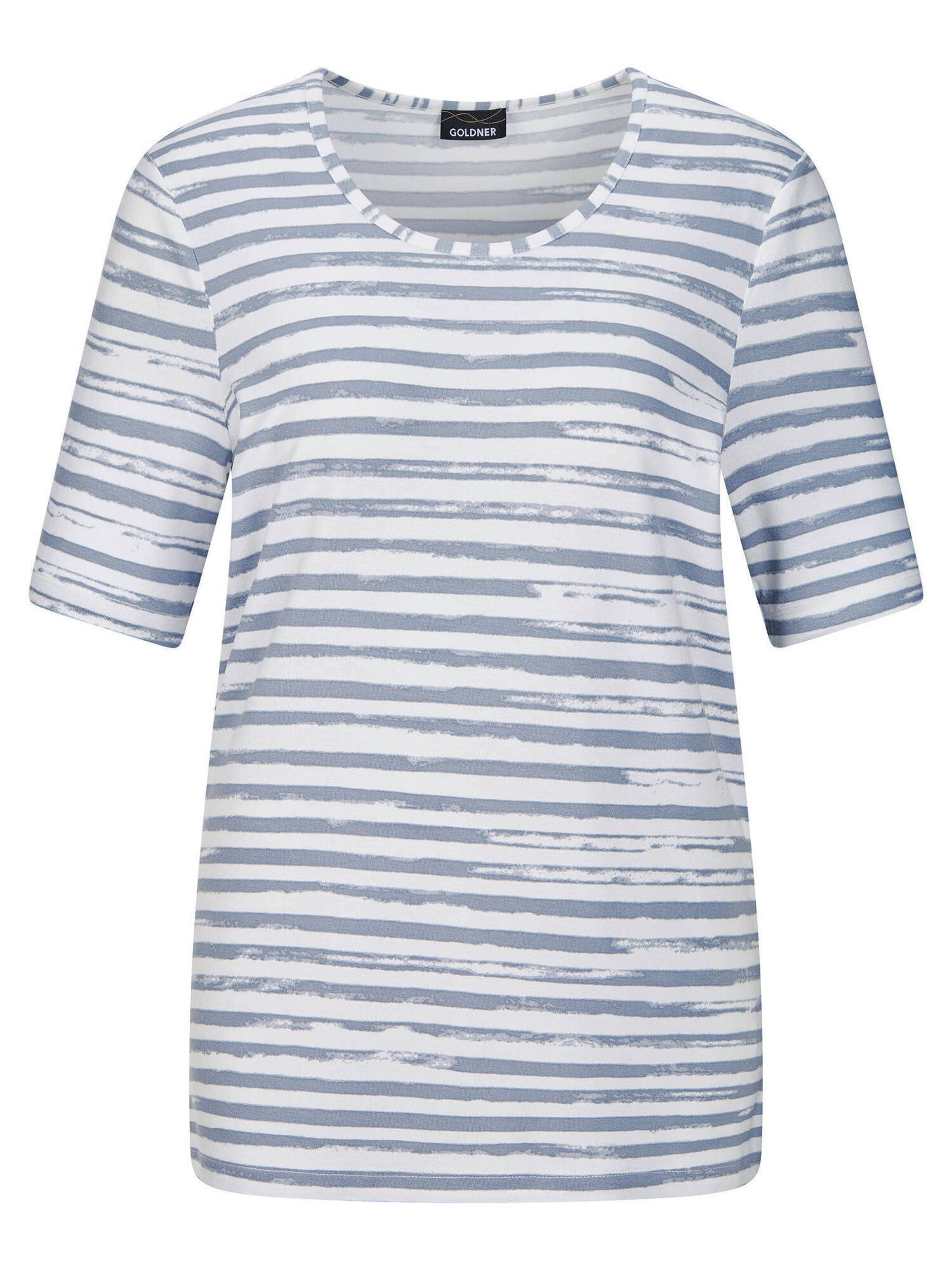 Goldner Shirt in Grau: Vorderseite