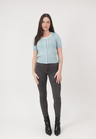 Giacchetta di Elara in blu: frontale