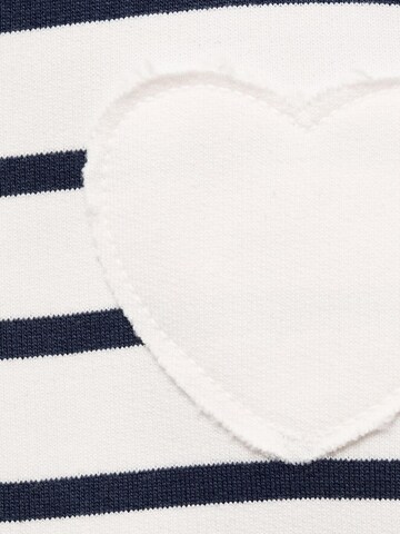 MANGO KIDS Суичър 'HEART' в бяло