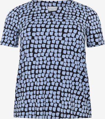 zils KAFFE CURVE T-Krekls 'Mella': no priekšpuses