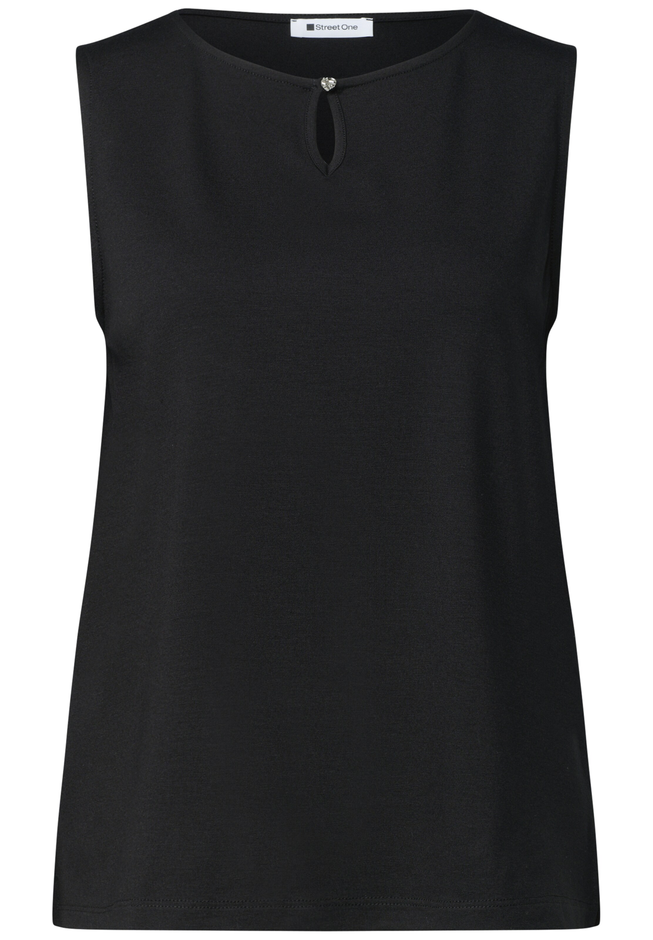 STREET ONE Top in Schwarz: Vorderseite