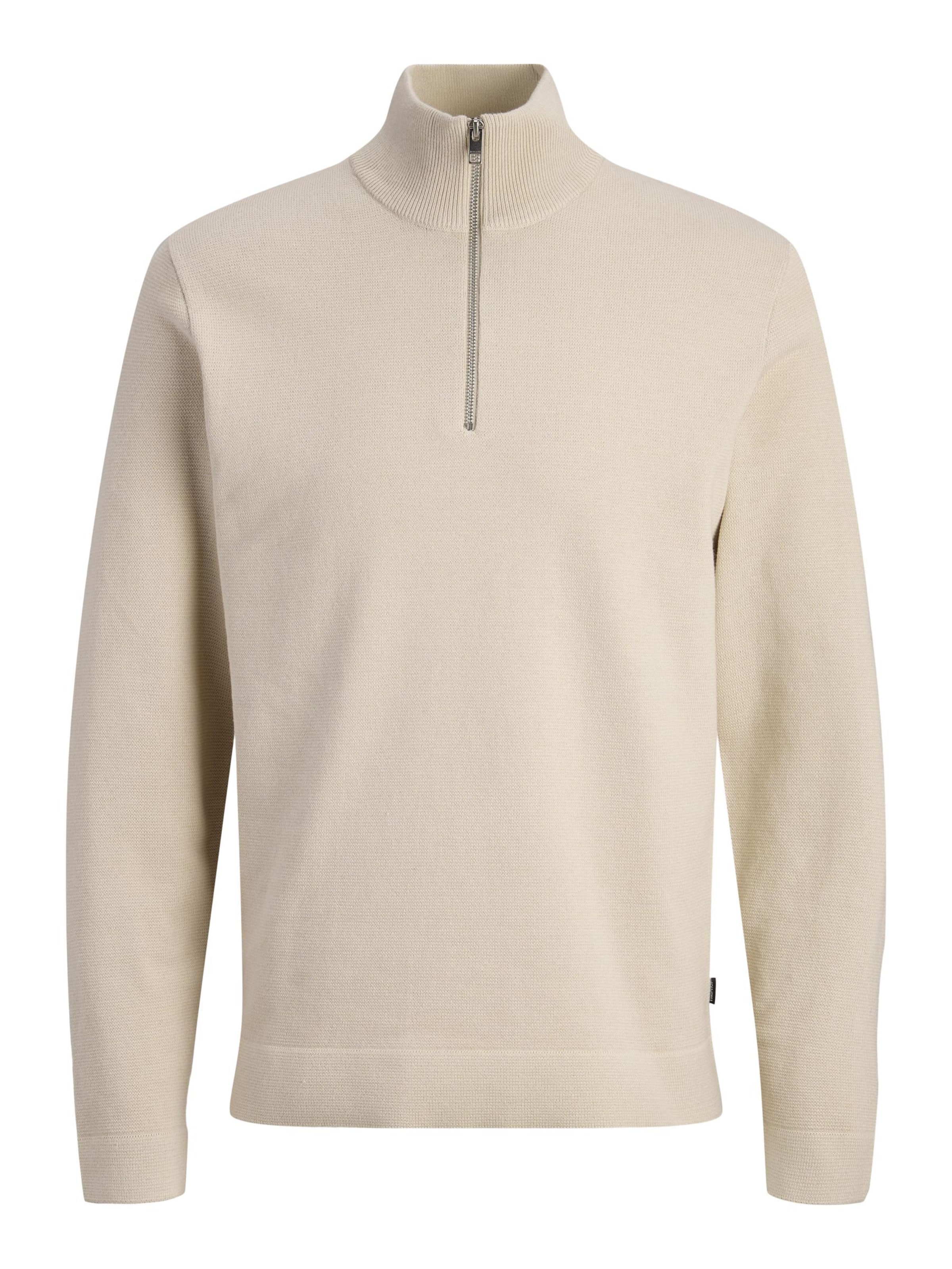 JACK & JONES Sweater 'JPRBLAMilano' in Beige: front