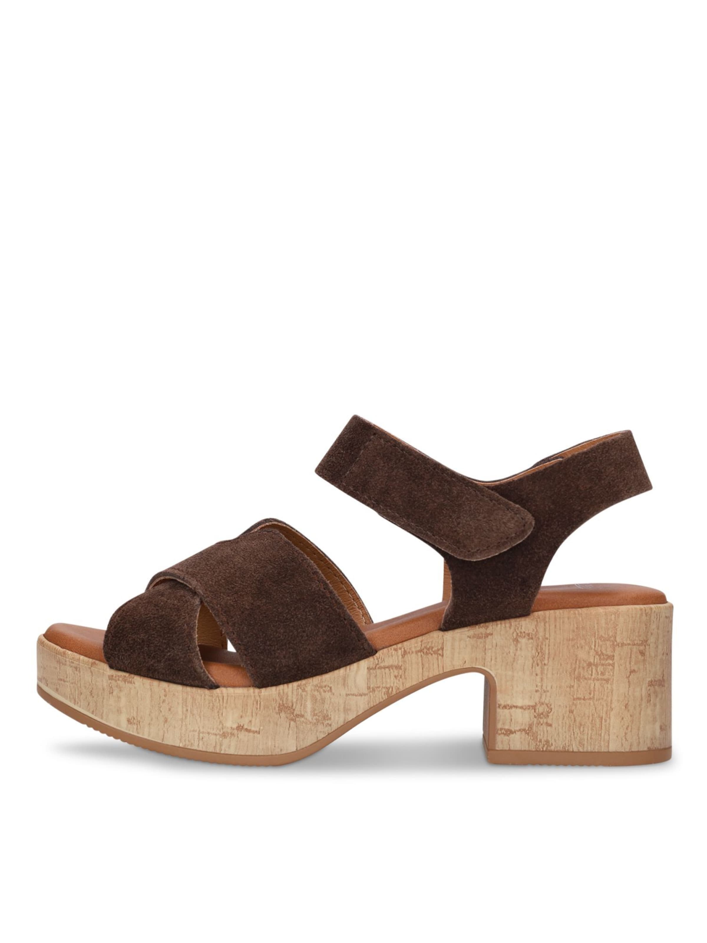 MANFIELD Sandaal in Bruin