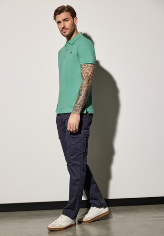 Street One MEN Piquée-Poloshirt in Grün