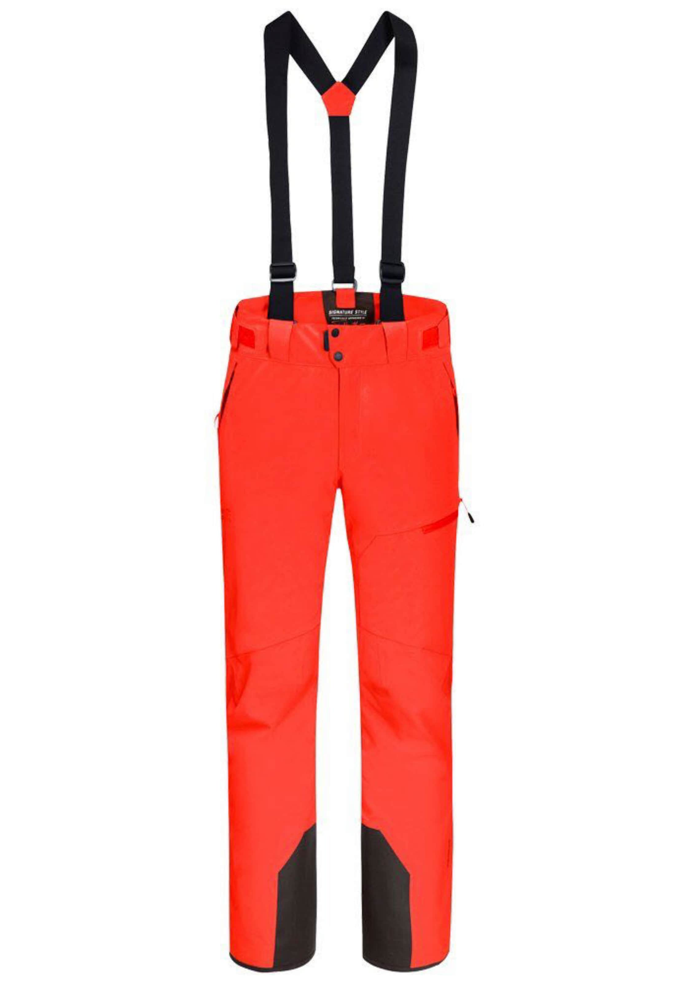 JACK WOLFSKIN Regular Skihose ' GREAT SNOW ' in Orange: Vorderseite