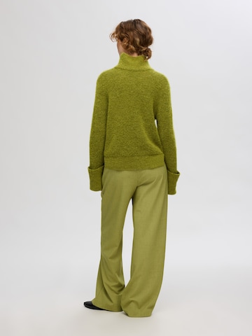 SELECTED Sweter 'SLFSia' w kolorze zielony