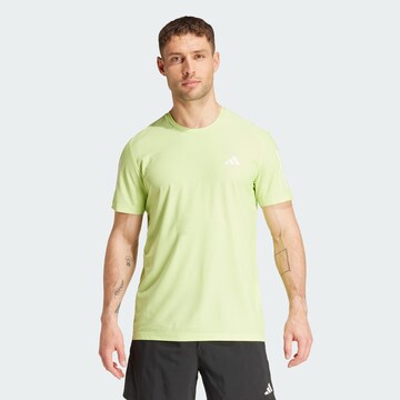 T-Shirt fonctionnel ADIDAS PERFORMANCE en vert : devant